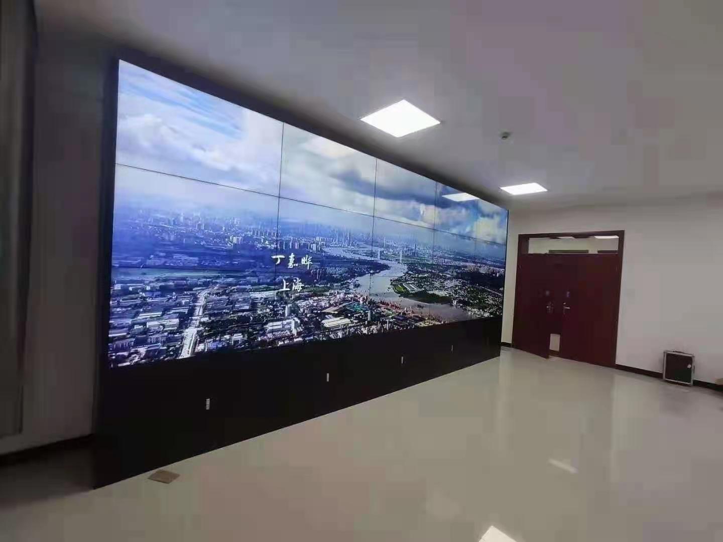 张家口拼接屏-55寸京东方液晶拼接屏3X4案例展示